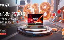 AMD笔记本618大促：返100元京东E卡 享最高20%国补